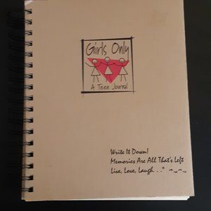 Girls Only, A Teen Journal - hard cover environmentally